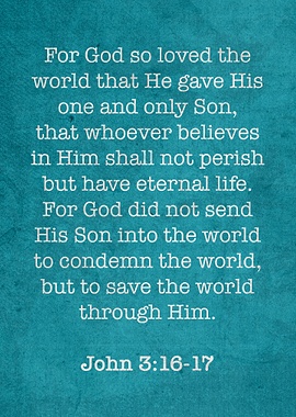 John 316 Iconic Bible Art
