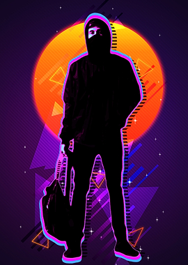 Alan Walker 80s retro