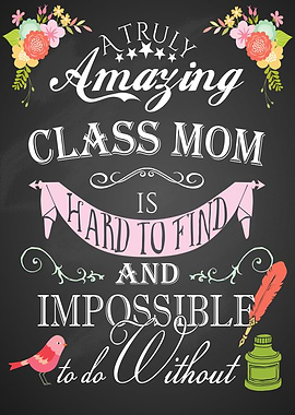 Floral class mom gift