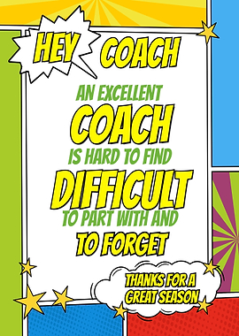 Comic book coach art