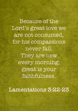Lamentations 3 2223 Verse