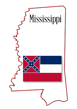 Mississippi State Map