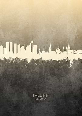Tallinn Skyline Estonia