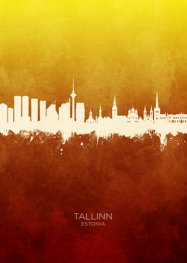 Tallinn Skyline Estonia