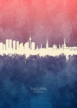 Tallinn Skyline Estonia