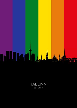 Tallinn Skyline Estonia