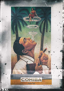 Cigar vintage poster