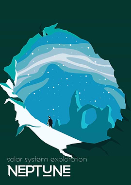 Neptune travel poster