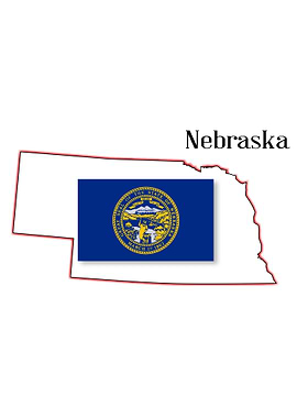 Nebraske State Map