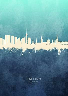 Tallinn Skyline Estonia