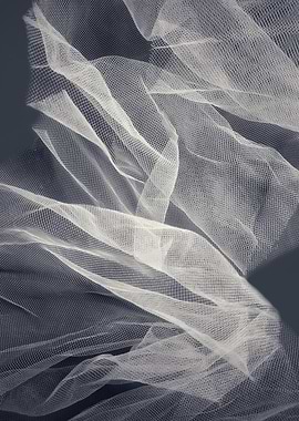 White abstract veil