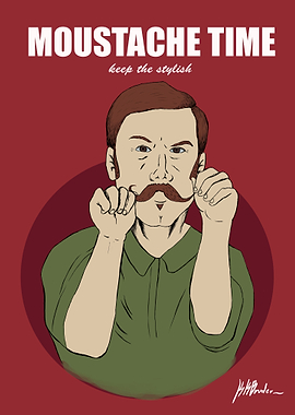 Moustache Time