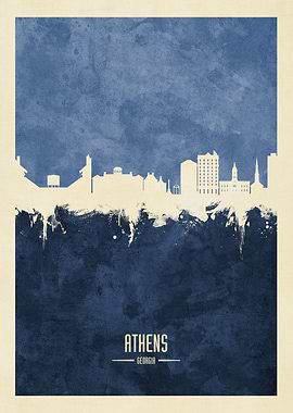 Athens Georgia Skyline USA