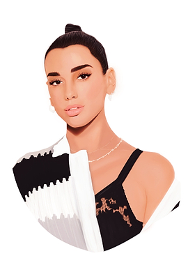 Dua Lipa Digital Painting