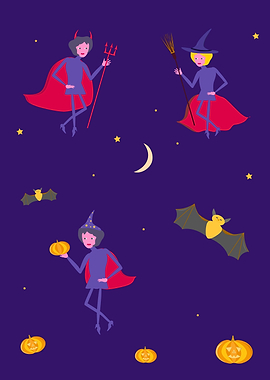 Halloween poster party