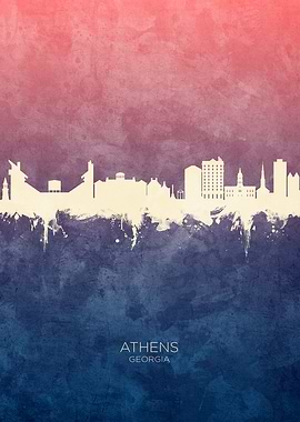 Athens Georgia Skyline USA