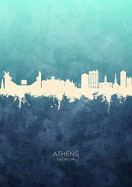 Athens Georgia Skyline USA
