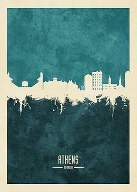 Athens Georgia Skyline USA
