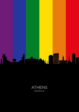 Athens Georgia Skyline USA