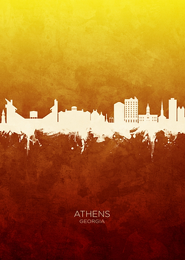 Athens Georgia Skyline USA
