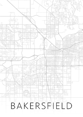 Bakersfield California Map