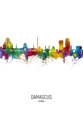 Damascus Skyline Syria