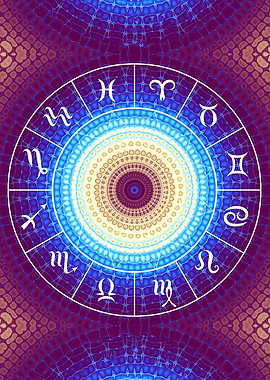 Zodiac mystic circle