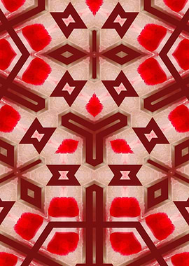 Ice Pattern Mandala Style