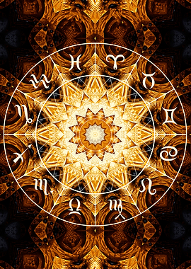 Zodiac mystic circle