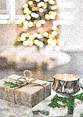 Candle Xmas Impressionist