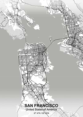 san francisco city map