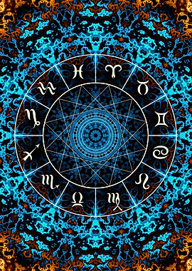 Zodiac mystic circle
