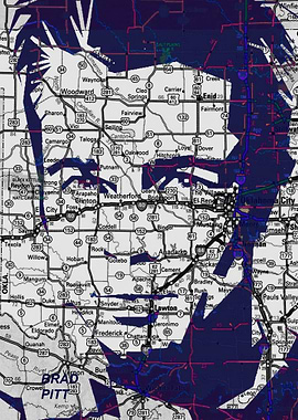 Brad Pitt Oklahoma Map