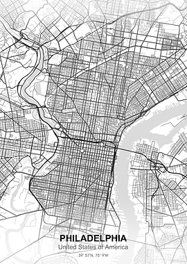 philadelphia city map