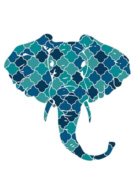 Elephant Head Pattern