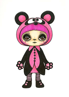 Pink Panda Girl