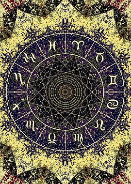 Zodiac mystic circle