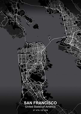 san francisco city map