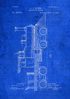 Locomotive Engine Vintage