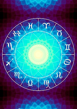 Zodiac mystic circle