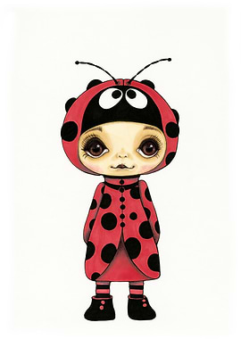 Little Lady Bug Girl