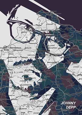Johnny Depp Kentucky Map