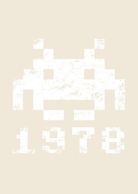 1978 Invaders White