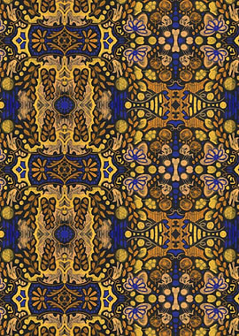 Indian Summer Yellow Blue