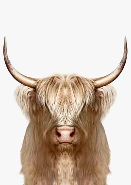 white wild Buffalo poster