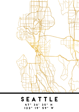 Seattle Map Washington