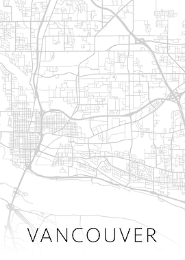 Vancouver Canada City Map