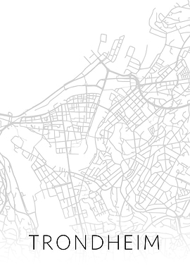 Trondheim Germany City Map