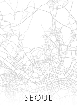 Seoul South Korea City Map