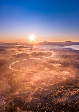 Sunrise over Kardjali